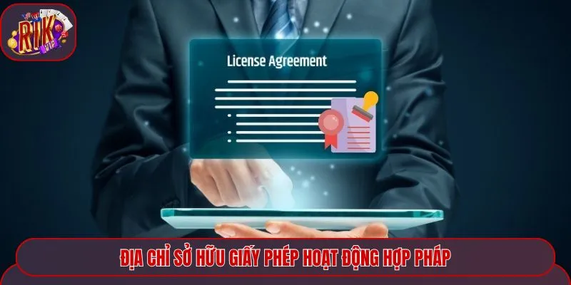 Sân chơi được cấp phép hoạt động bởi tổ chức uy tín