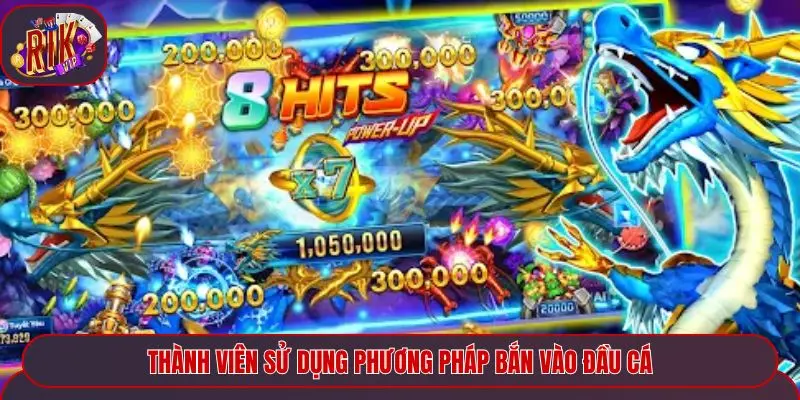 Thành viên sử dụng phương pháp bắn vào đầu cá